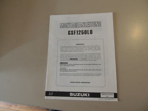 2010 suzuki gsf - suzuki, 1250